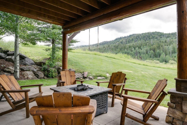 Patio with Outdoor Fire Table