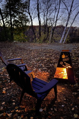 Firepit View to River